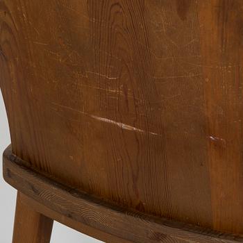 Werner West, a set of four 1930s 'Leo' chairs for Oy Stockmann Ab, Keravan puusepäntehdas, Finland.