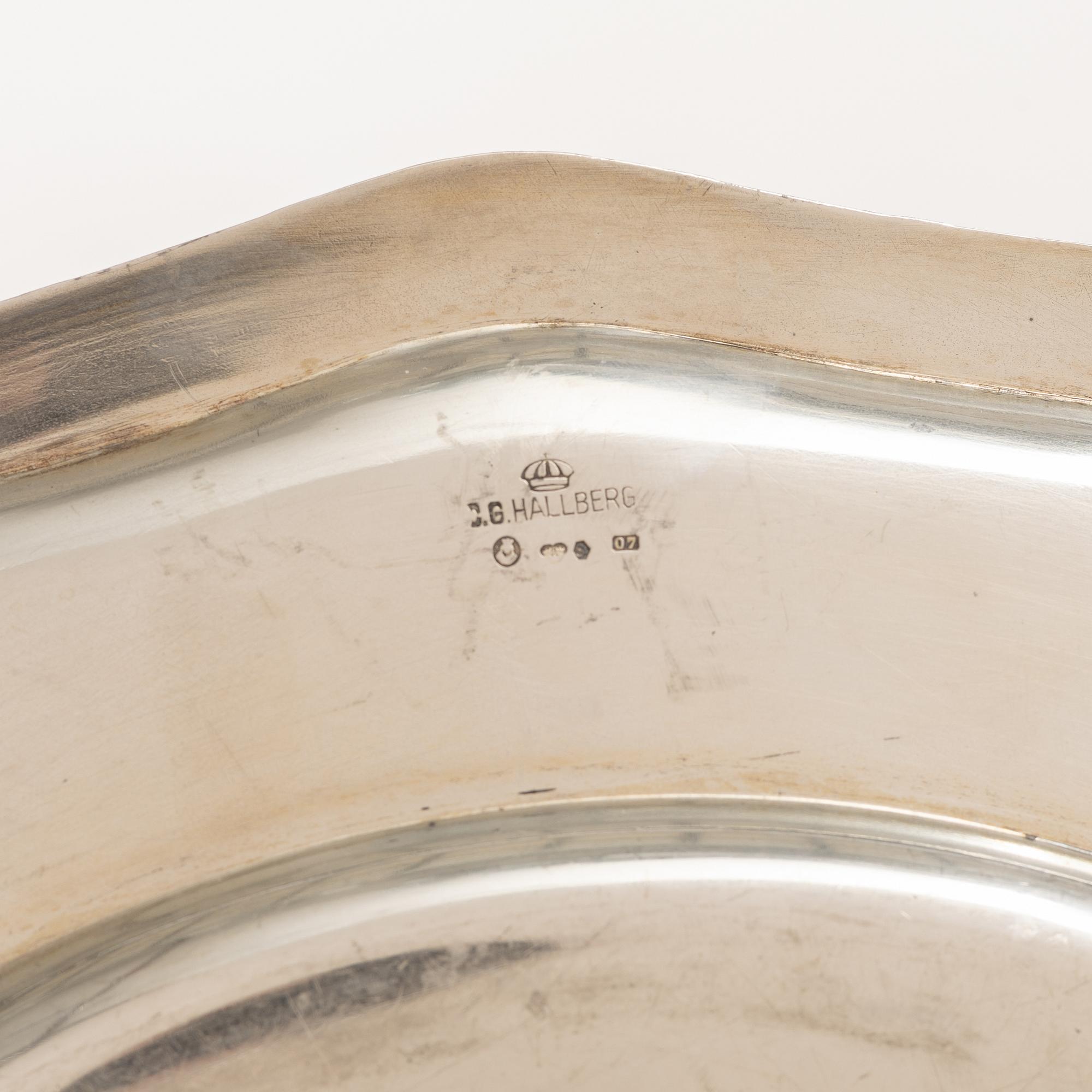 Fat, 2 st, silver, Stockholm, 1916-46.