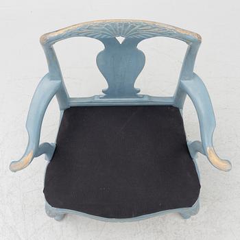 A late Baroque / early Rococo chair, Stockholm, mid-18th Century.