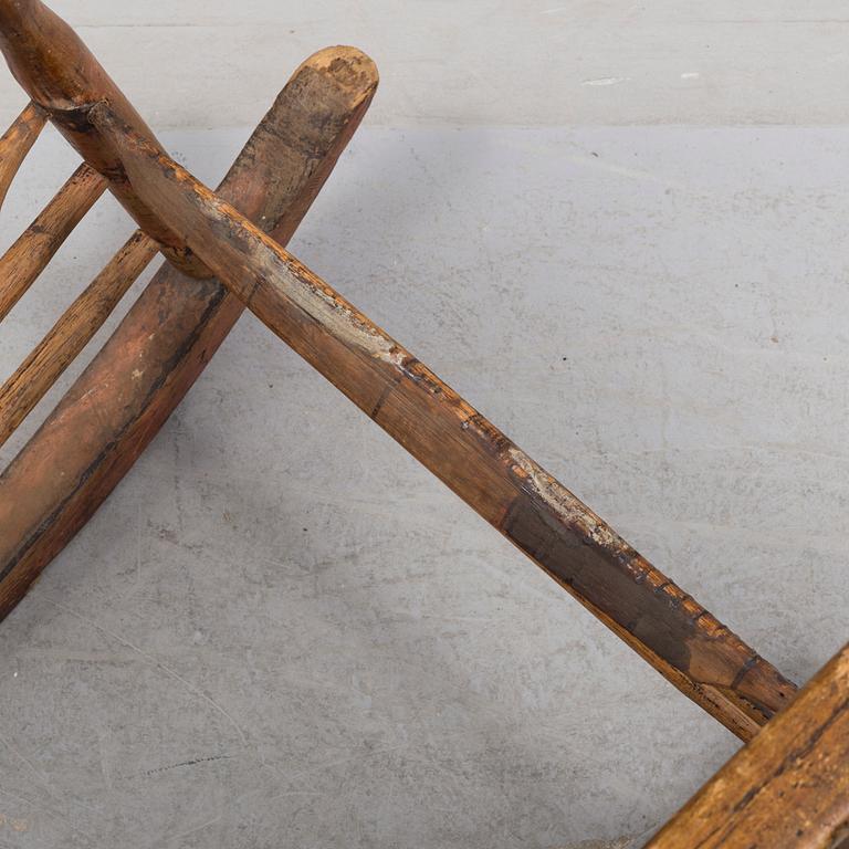 A 18th/19th century rocking chair.