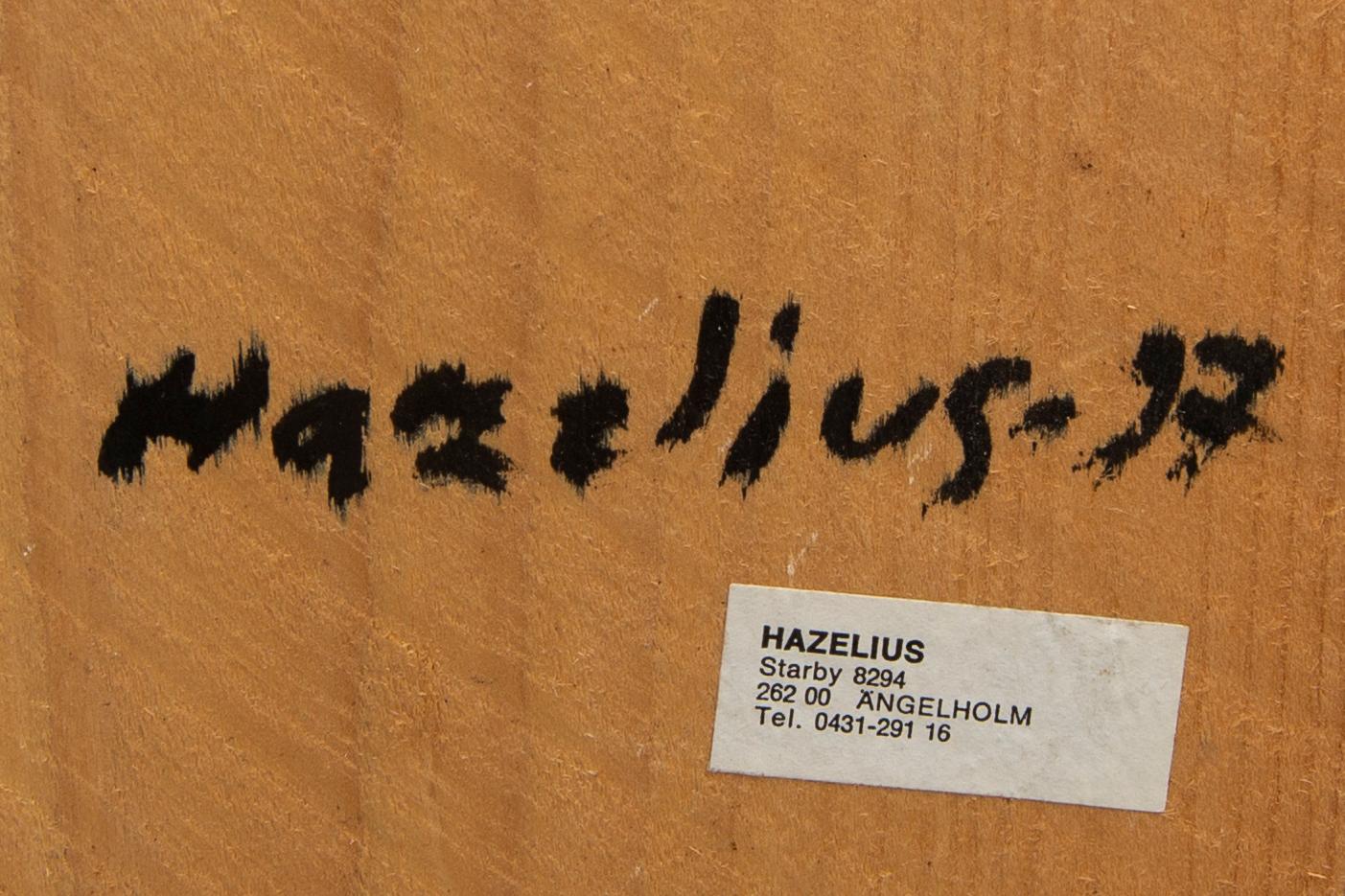 Rolf Hazelius, a signed and dated sculpture.