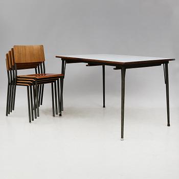 BORD OCH STOLAR, 4 st, 1900-talets mitt.