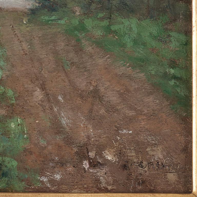 Axel Lindman, "Motiv från Barbizon".