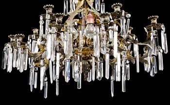 LJUSKRONA, sent 1800-tal. Höjd ca 105 cm.