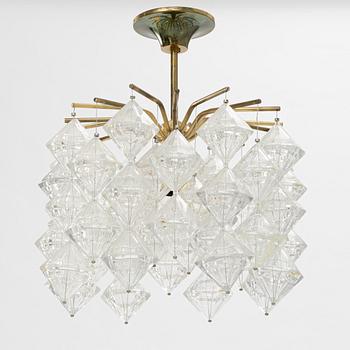 Carl Fagerlund, ceiling lamp, Sirius 2357/111, Orrefors circa 1977.