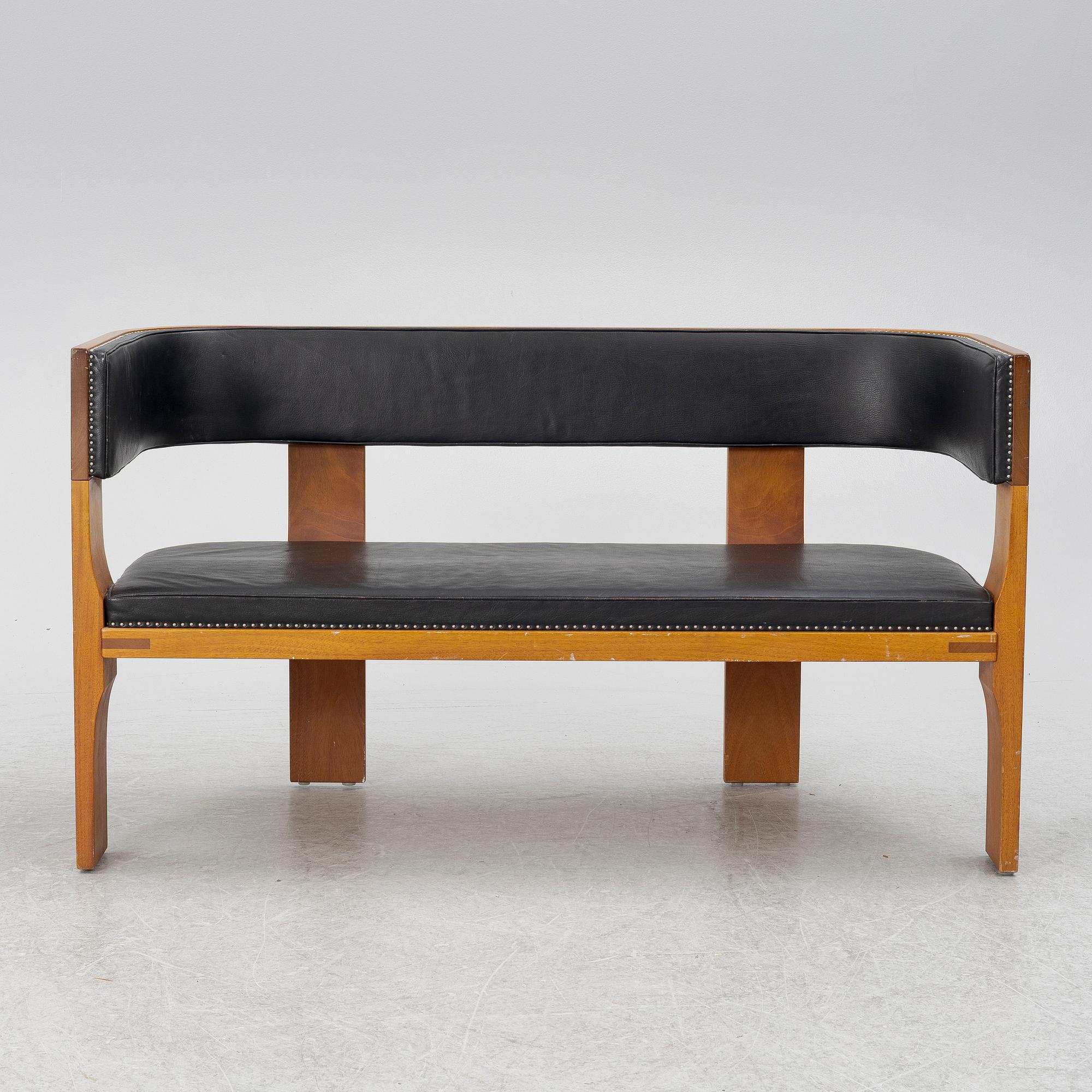 Stig Lönngren, a sofa, cabinetmaker Lars Larsson, HI-group, Stockholm, 1974.