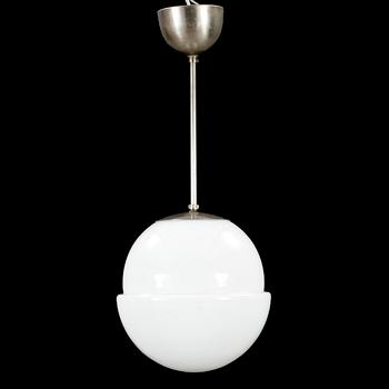 TAKLAMPA, glas, 1900-talets andra hälft. Höjd ca 58 cm.