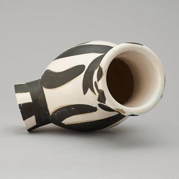 A Pablo Picasso faience pitcher 'Chouette femme', Madoura, Vallauris, France 1951.