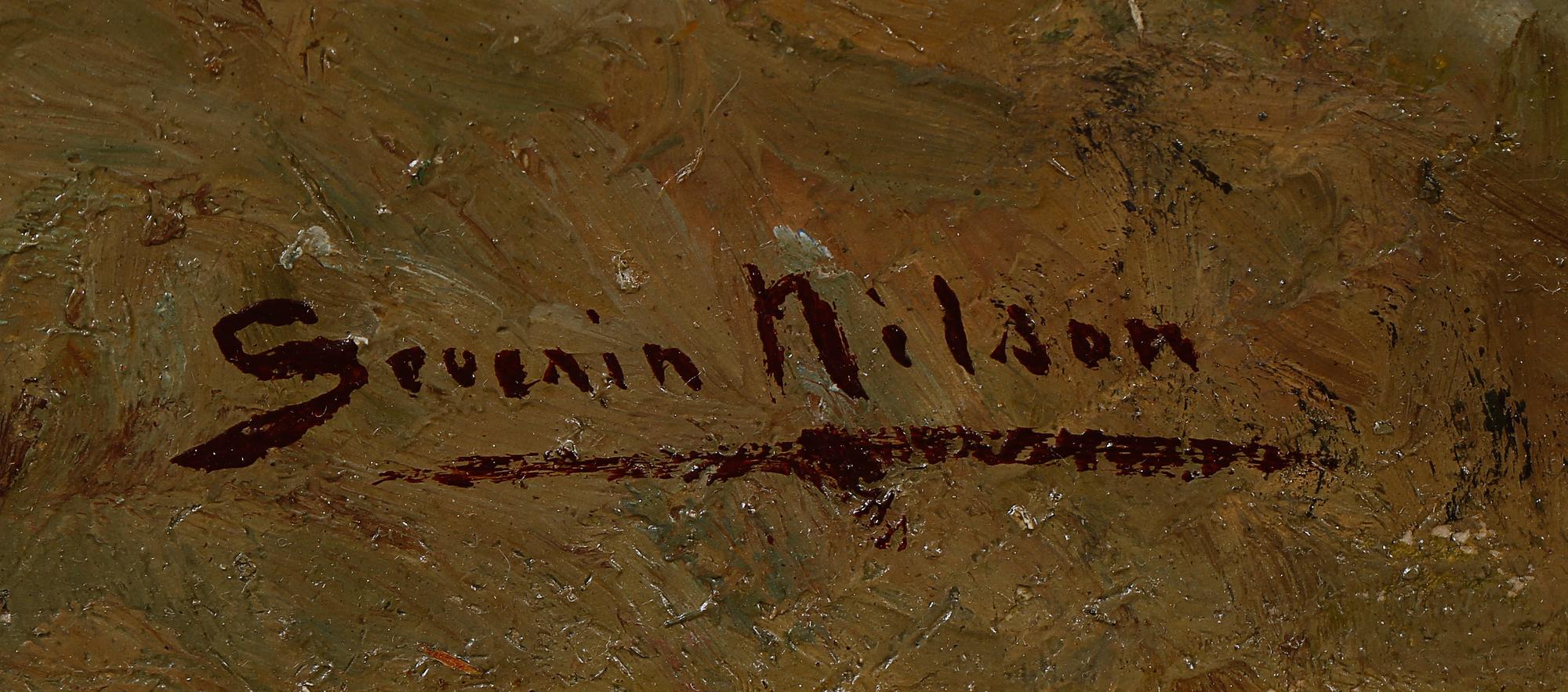 SEVERIN NILSON, olja på duk, signerad.