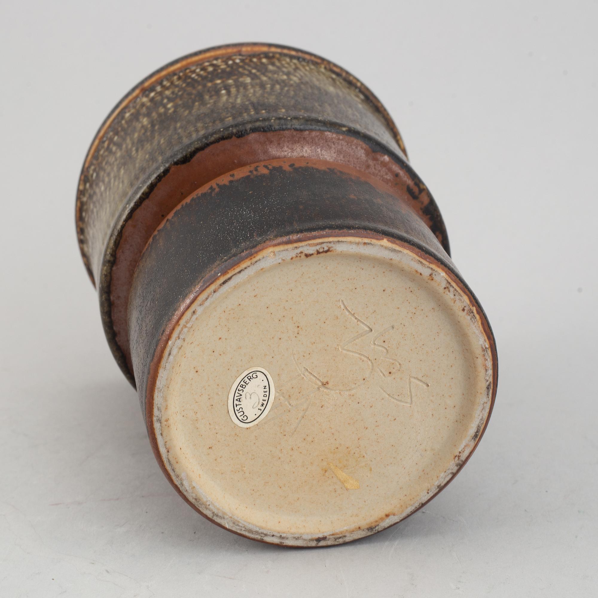 Stig Lindberg,vase, Gustavsberg.