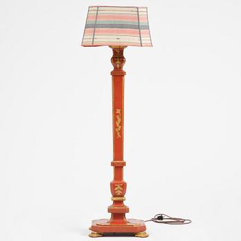 Carl Malmsten, golvlampa, Swedish Grace, snickarmästare Albin Johansson, Stockholm, för Villa Kvikkjokk, 1927.