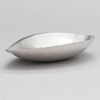 Tapio Wirkkala, skål, silver (916), Kultakeskus, Tavastehus 1958.