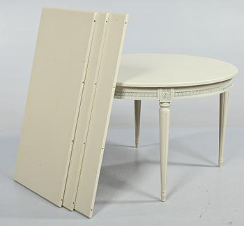 MATGRUPP, 5 delar, gustaviansk stil, 1900-talets andra hälft.