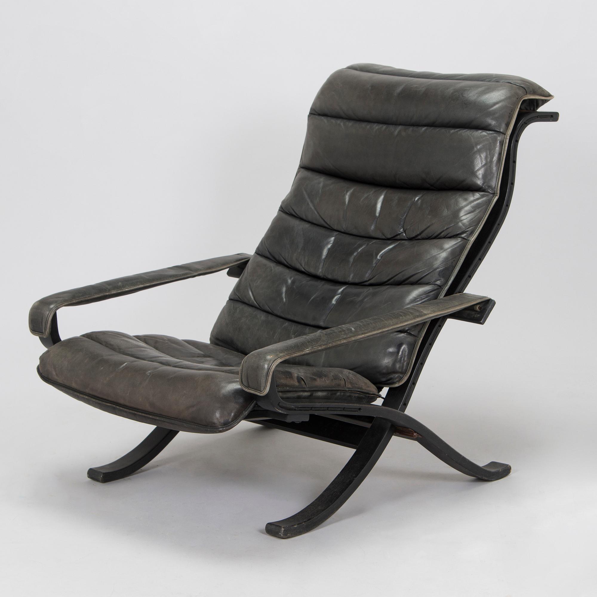 Ingmar Relling, nojatuoli, "Flex" valmistaja Westnofa, Norja, 1970-luku.