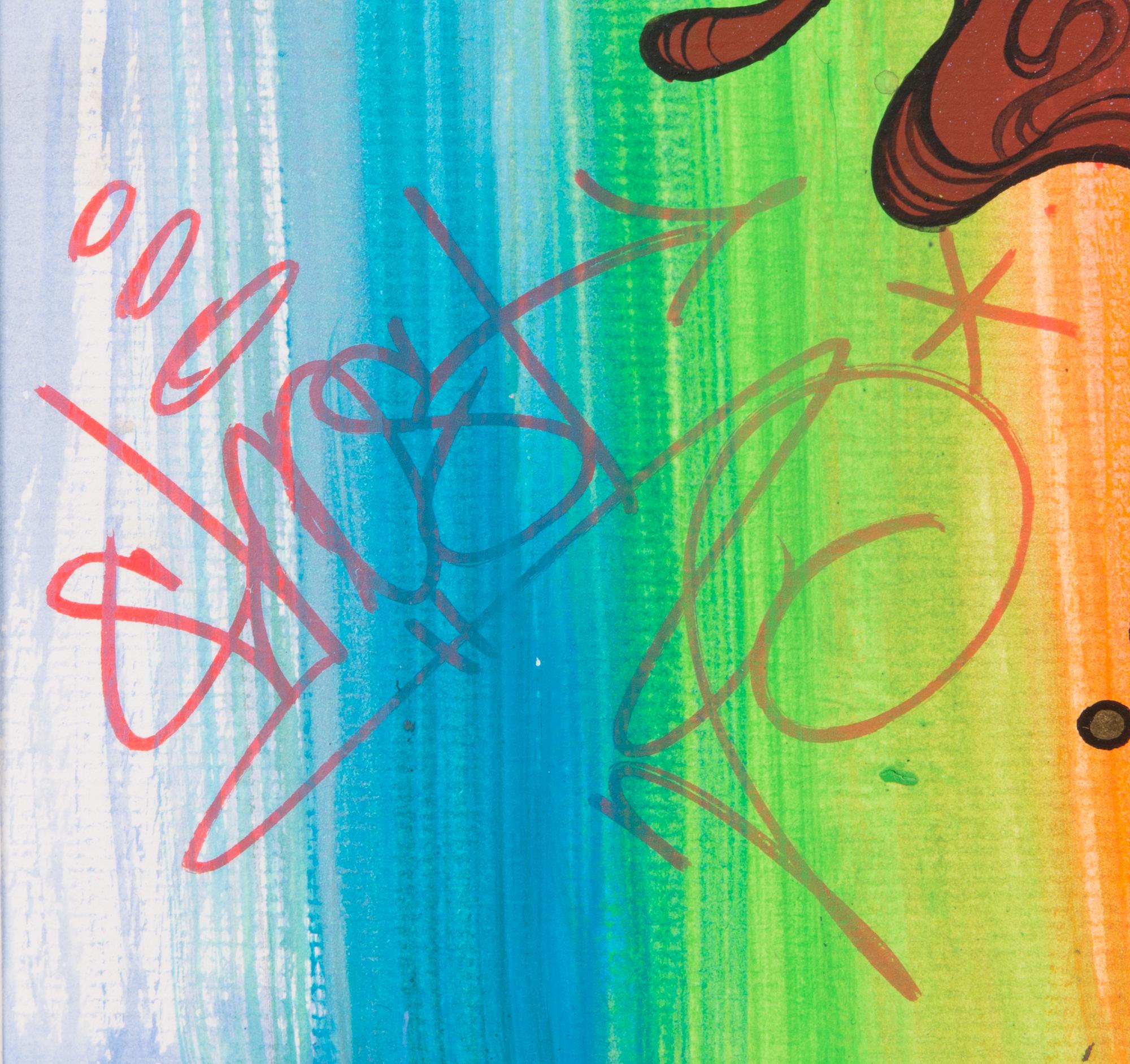 Ghost aka Cousin Frank, blandteknik, märkt 18/50.