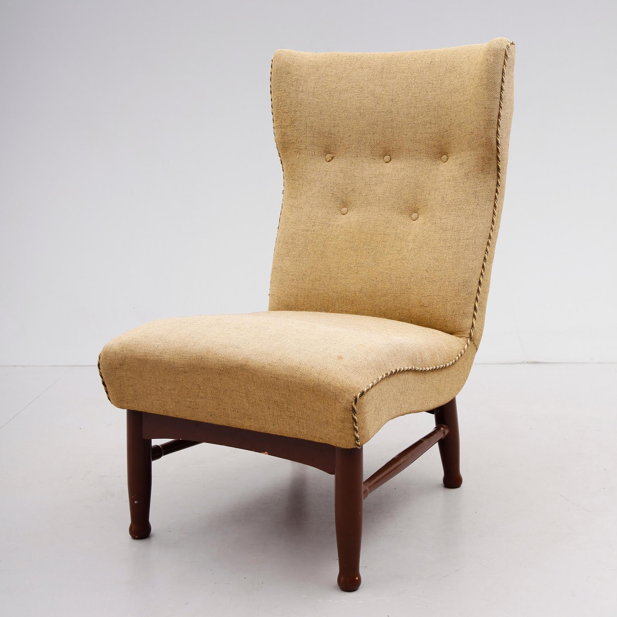 FÅTÖLJ, NK, 1900-talets första hälft.