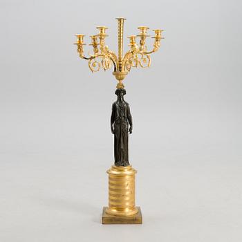 A RUSSIAN ORMOLU CANDELABRA, early 19th century.