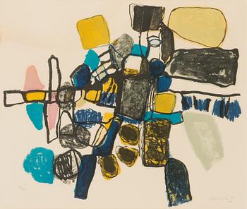 Beverloo Corneille, lithograph in colours, signed and dated -61, numbered 10/120.