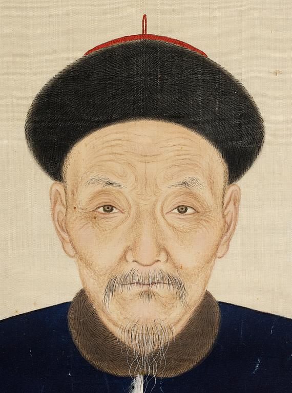 MÅLNING, Kina, omkring 1900.