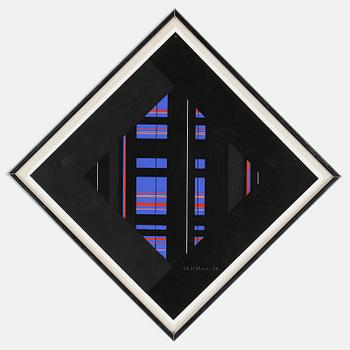 Nils Kölare · NILS KÖLARE, gouache. Signerad och daterad -81.