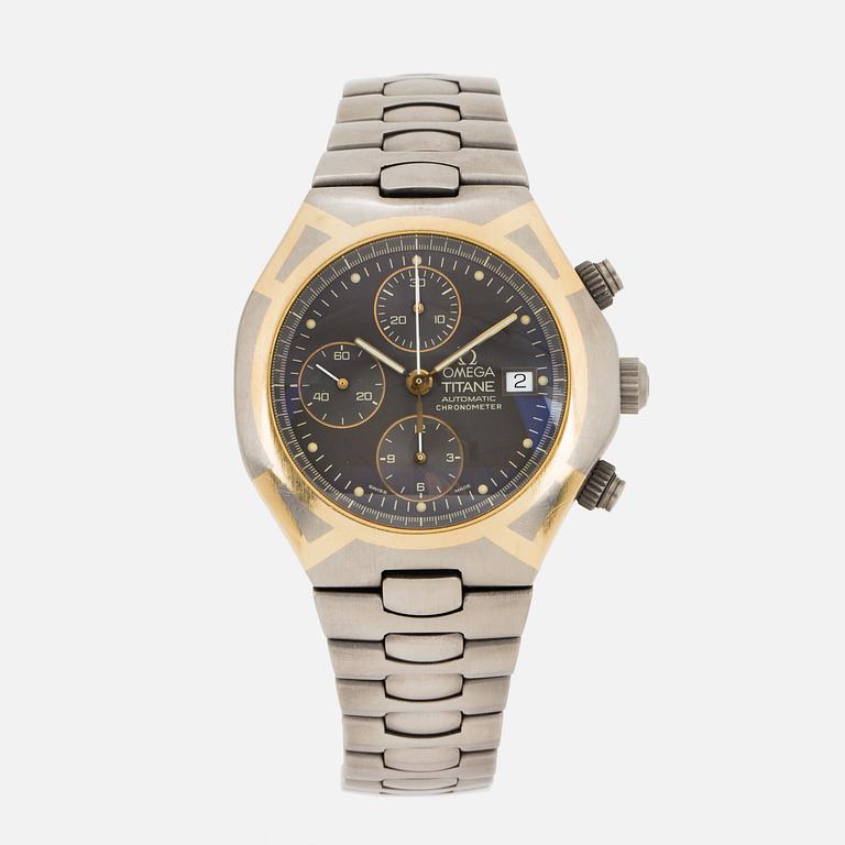 OMEGA, Titane, chronometer, chronograph, wristwatch, 41,5 mm.