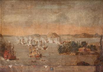 Sea battle at Hogland 1713.