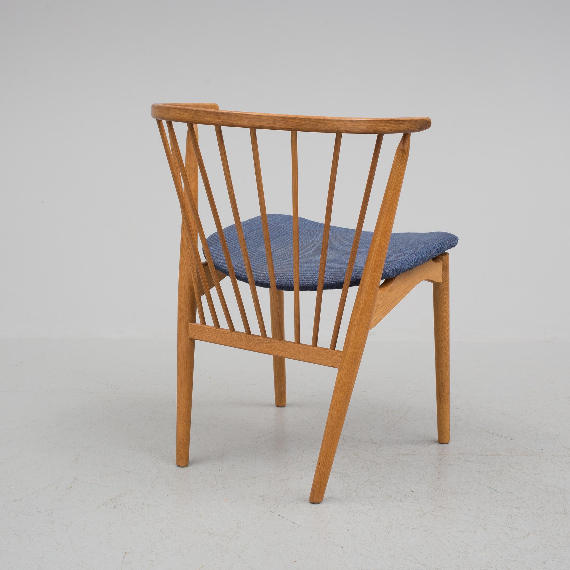 A Helge Sibast oak "No 8" armchair from Sibast Furniture, Danmark, 1950/1960-tal.