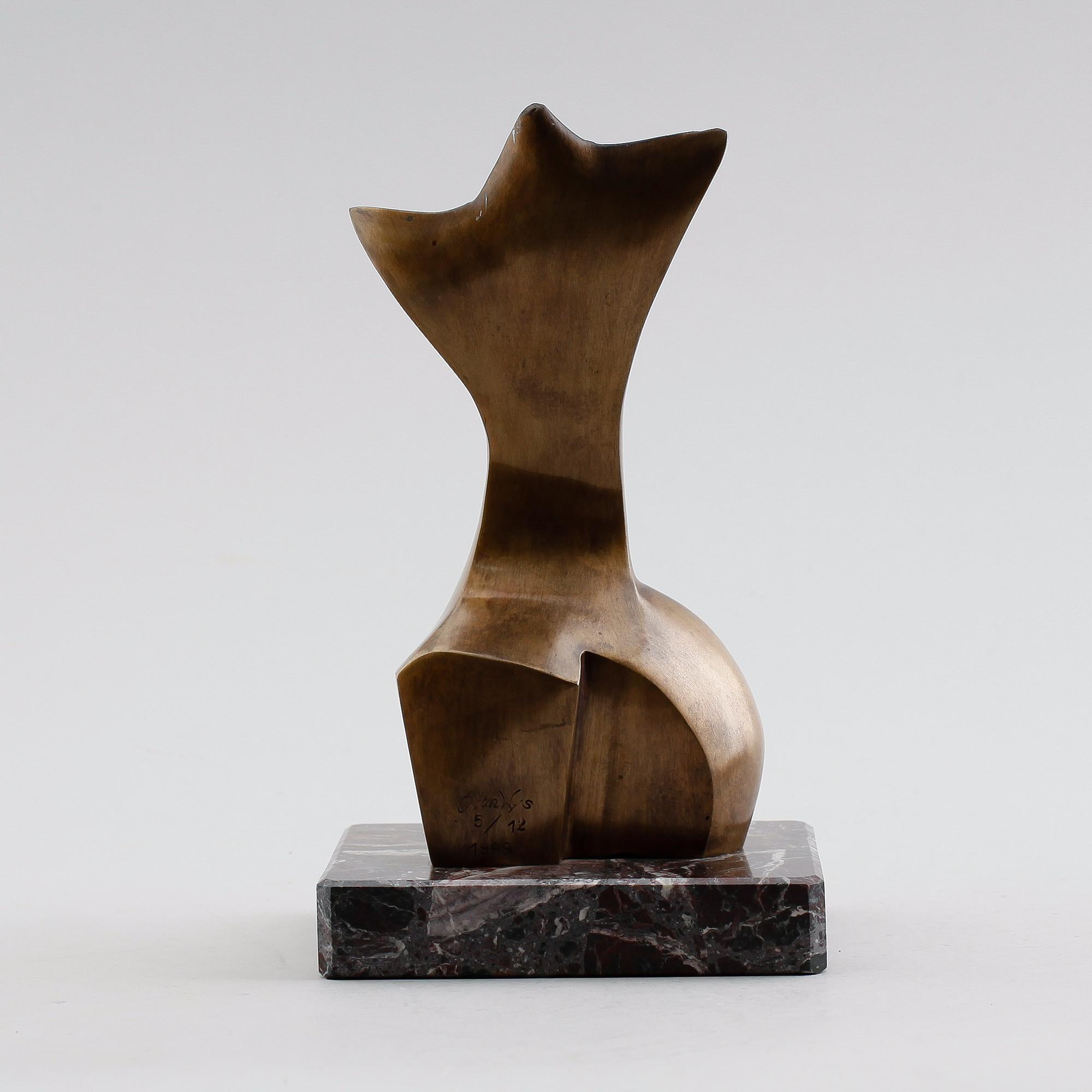 STAN WYS, skulptur, brons, signerad, numrerad 5/12, 1999.