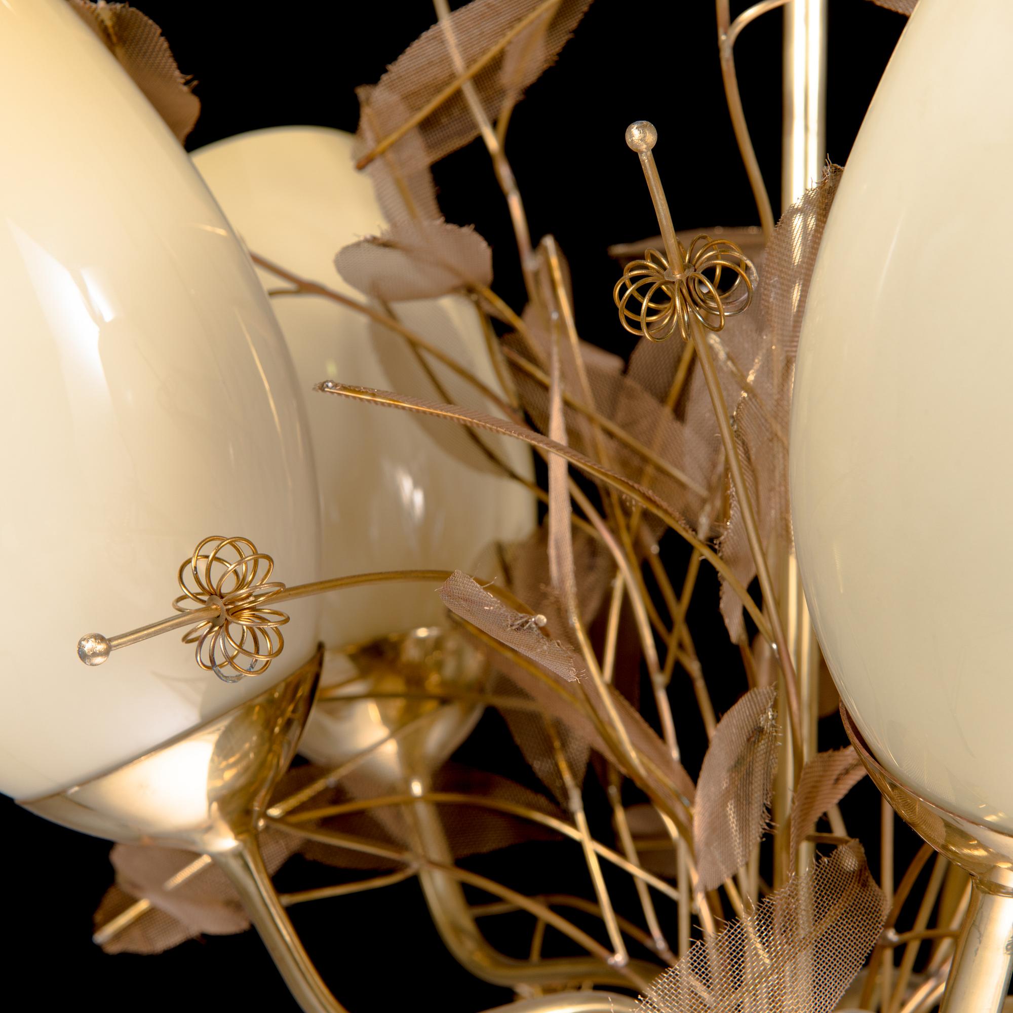 Paavo Tynell, taklampa, modell 9029/5, Taito, 1900-talets mitt.