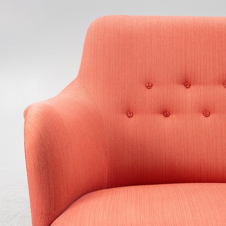 Carl Malmsten, sofa, "Samsas", OH Sjögren, late 20th century.