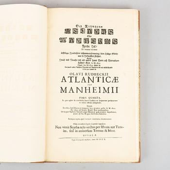 Rudbeck’s Atlantica (5 vol).