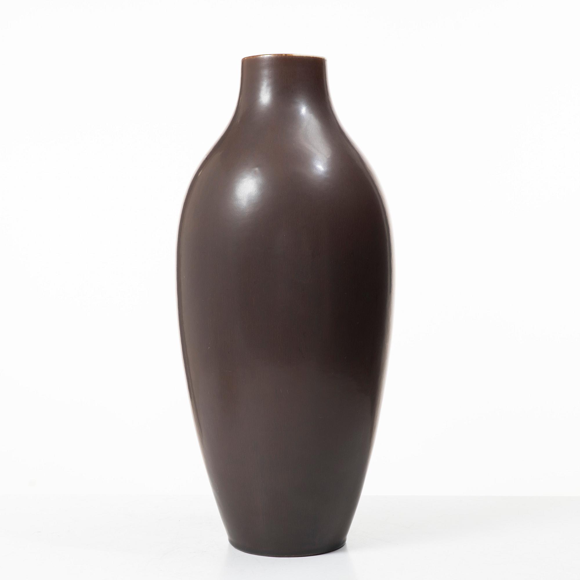 Carl-Harry Stålhane, a stoneware floor vase, Rörstrand, Sweden, 1950's/60'.