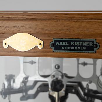 A apothecary scales marked Axel Kistner Stockholm and Galileo Sartorius Milano, first half of the 20th century.