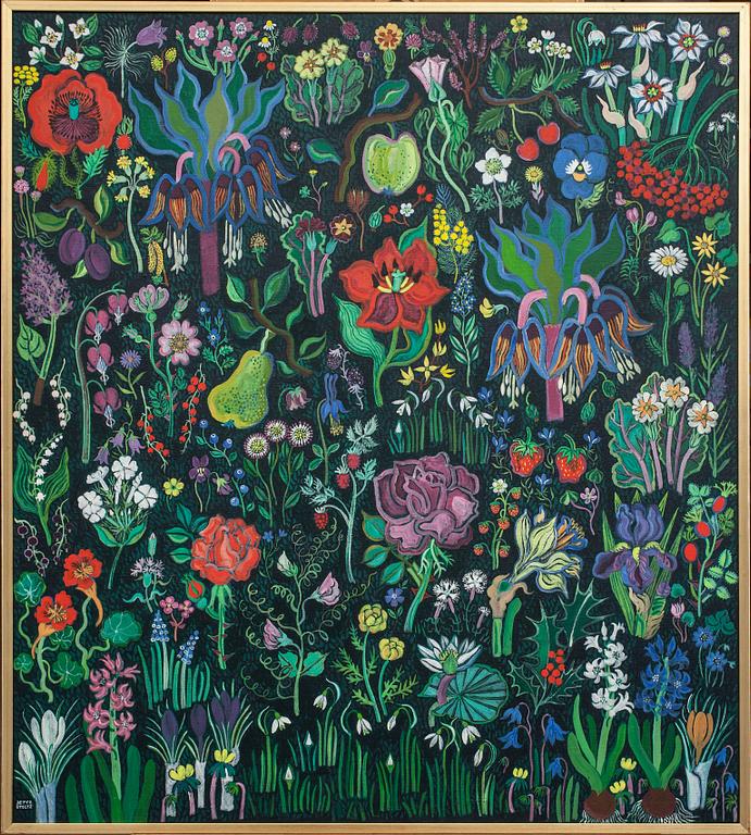 JETTE STOLTZ, oljemålning på duk, signerad.