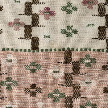 Märta Måås-Fjetterström, vävnad, "Slån", inplock på linnebotten, signerad AB MMF, ca 85 x 41,5 cm.