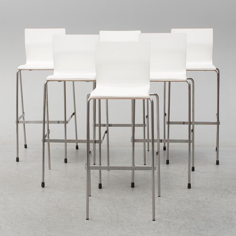 Six 'Adam' chairs by Yrjö Wiherheimo & Simo Heikkilä, Materia, 2016.