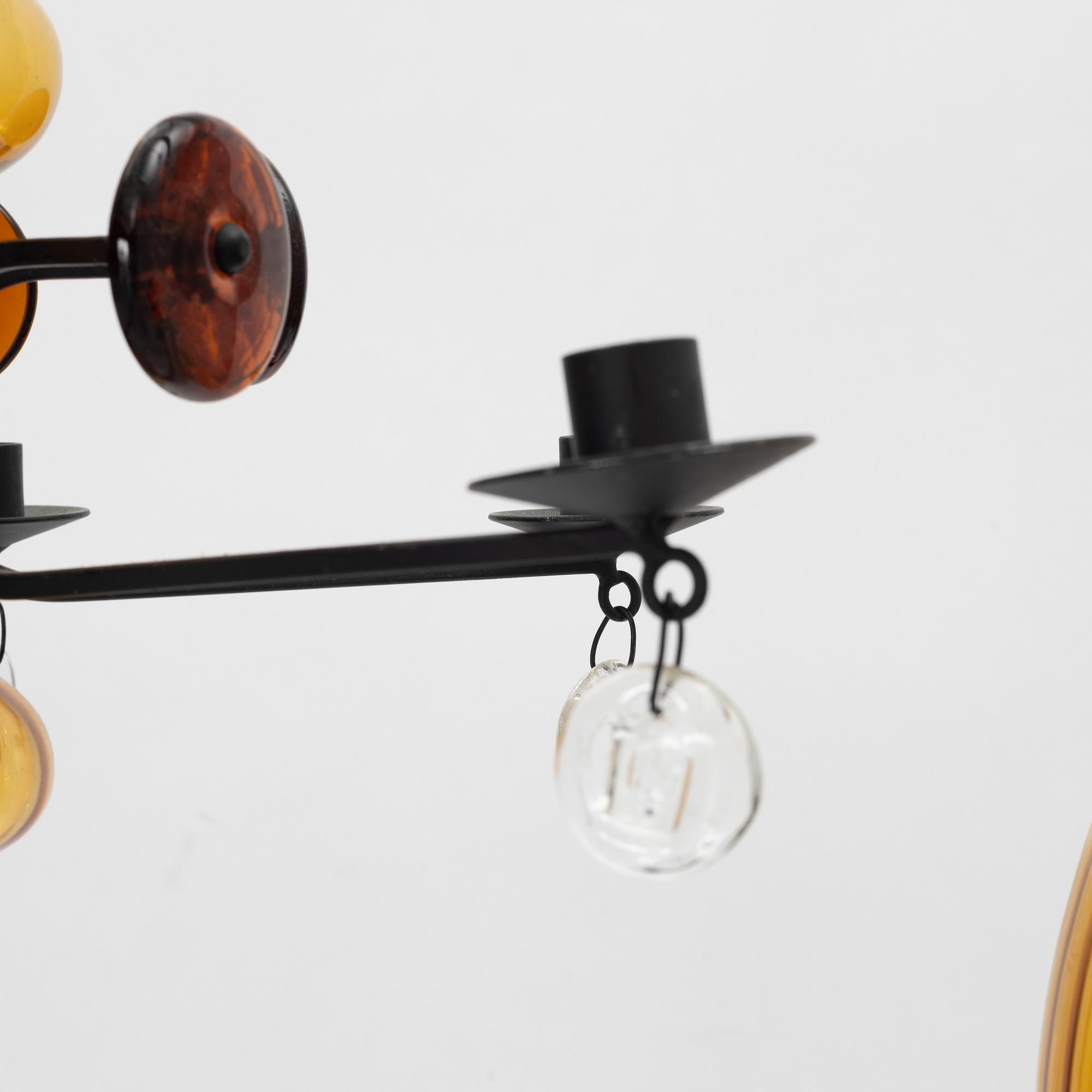 Erik Höglund, a chandelier, Boda Smide, second half of the 20th Century.