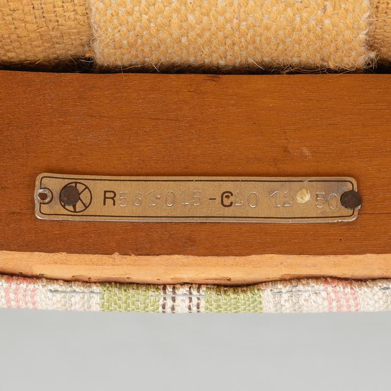David Rosén, stolar, 6 st, "Futura", Nordiska Kompaniet, 1950-tal.