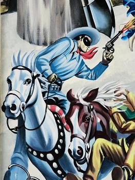 Erró (Gudmundur Gudmundsson), "Organe et Philippe V".