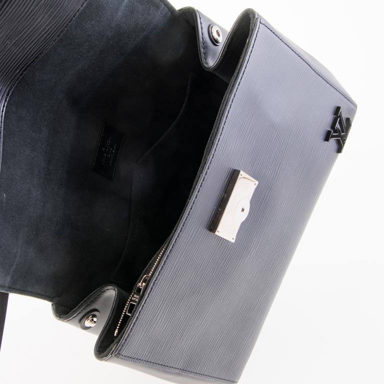 LOUIS VUITTON Black Epi Cluny BB Bag.