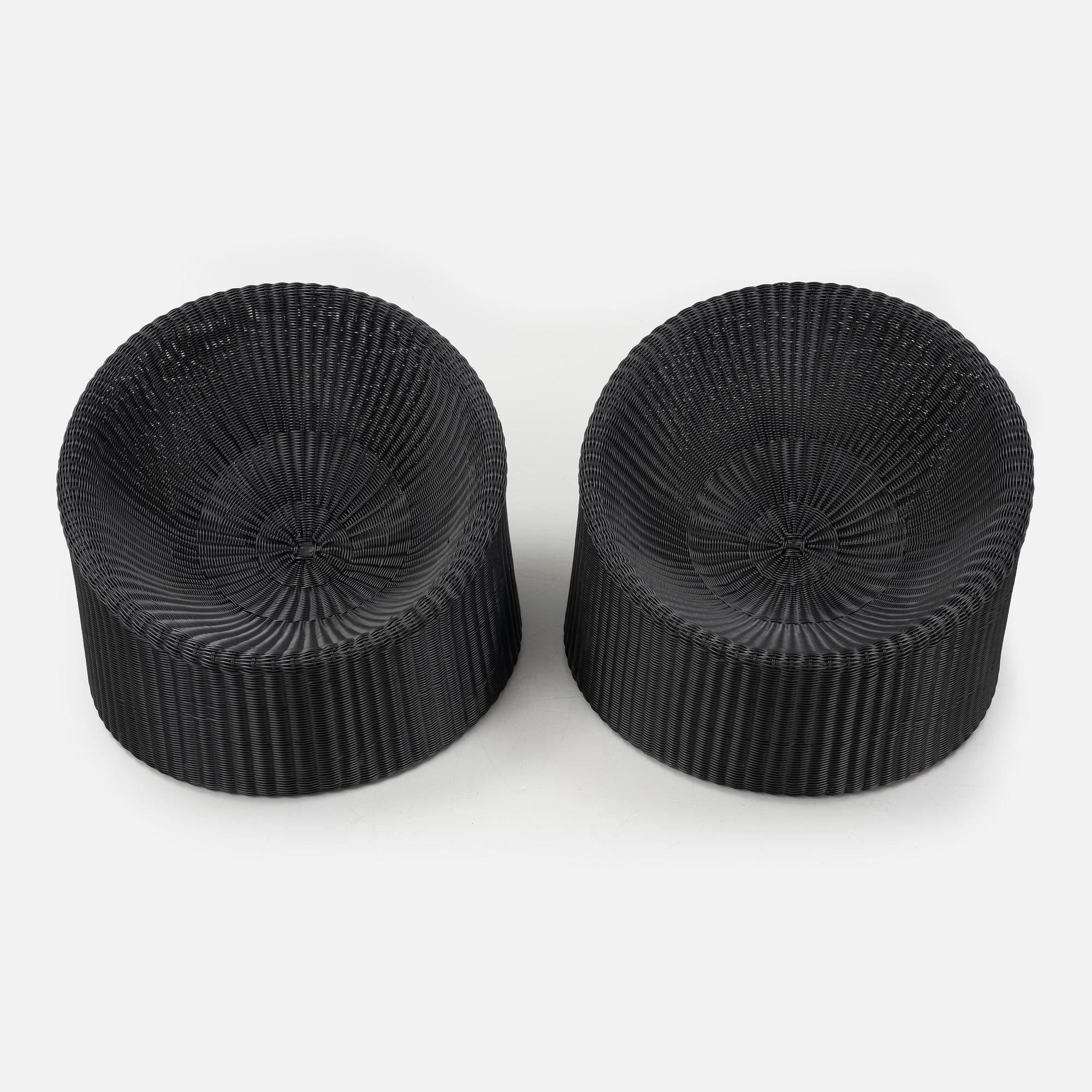 Eero Aarnio, fåtöljer ett par, "Elephant Boot", formgiven 1961.