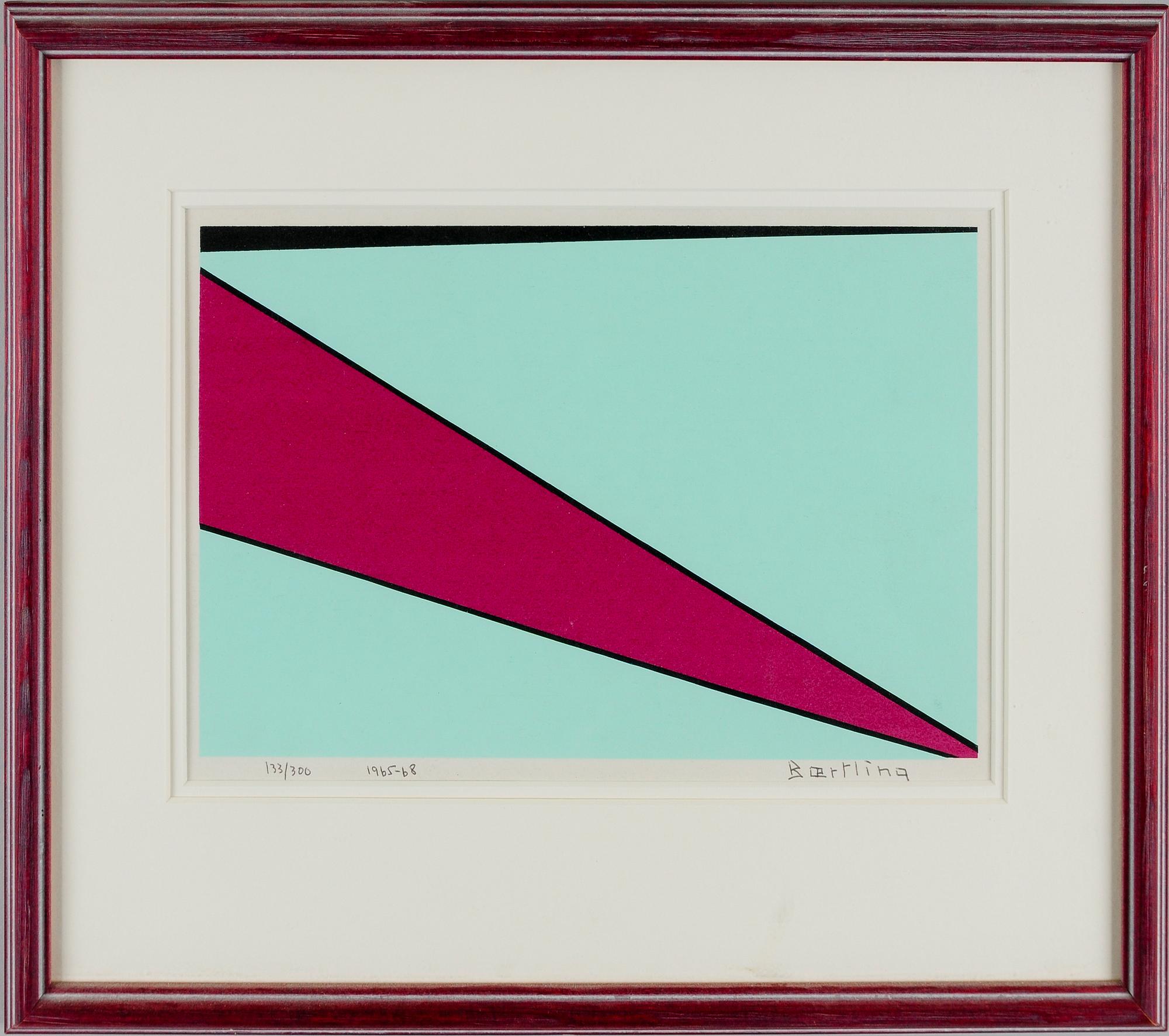 OLLE BAERTLING, färglitografi, sign och dat 1965-68, numr 133/300.