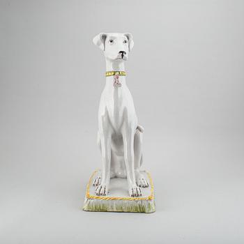 A italian earthenware sculpture from the second half of the 20th century.