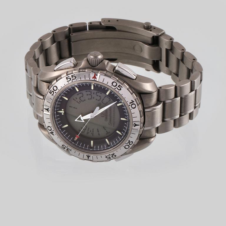 HERRARMBANDSUR, titan, Omega, "Speedmaster Professional X33 Mission", quartz, kronograf.