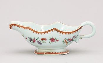 SÅSSNIPA, kompaniporslin. Qing dynastin, Qianlong (1736-95).