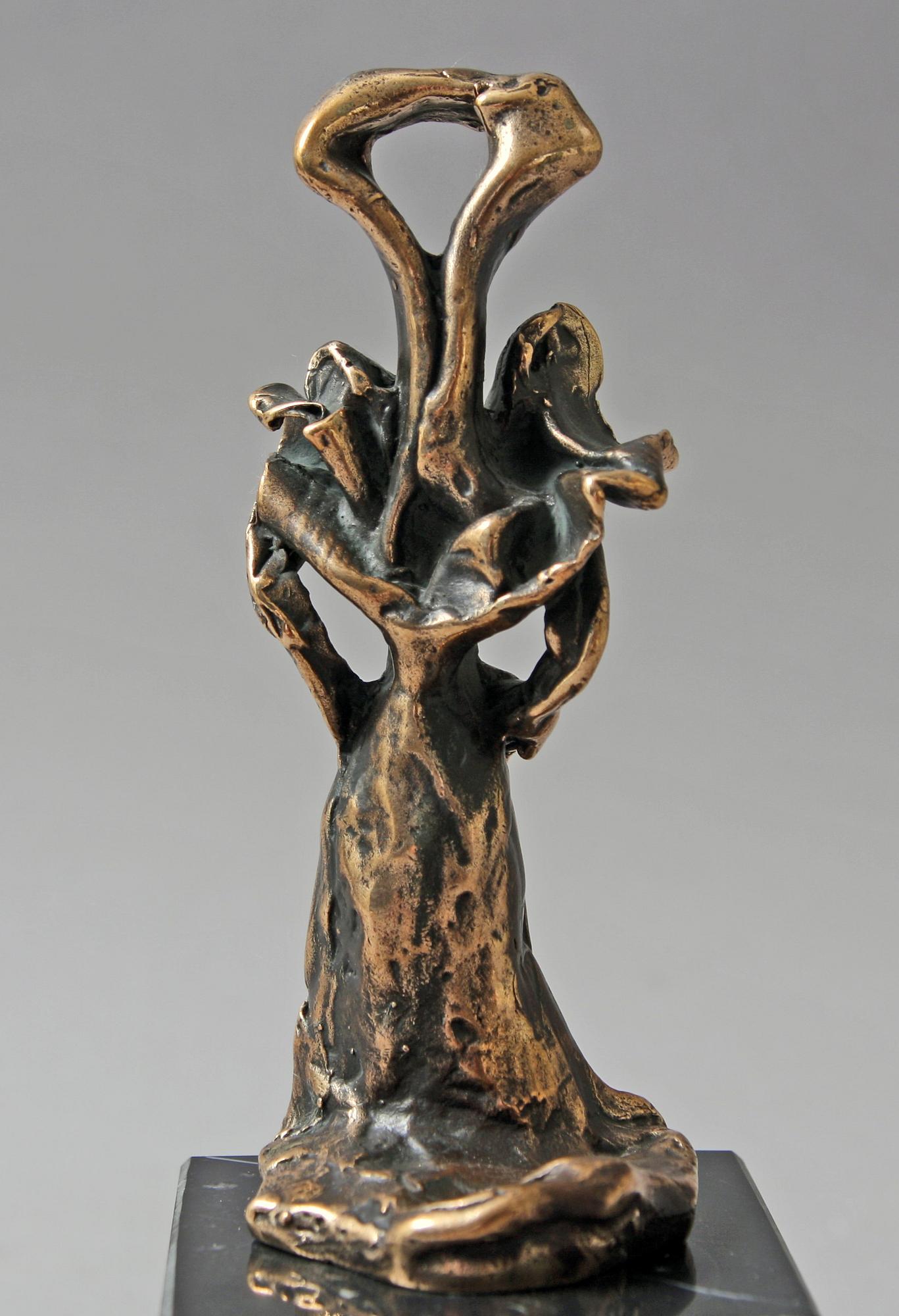 SALVADOR DALI, skulptur, patinerad brons, numr 1886. Intyg medföljer.