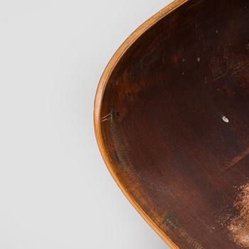 Charles and Ray Eames, a 1960s 'Lounge chair' and stool for Herman Miller.