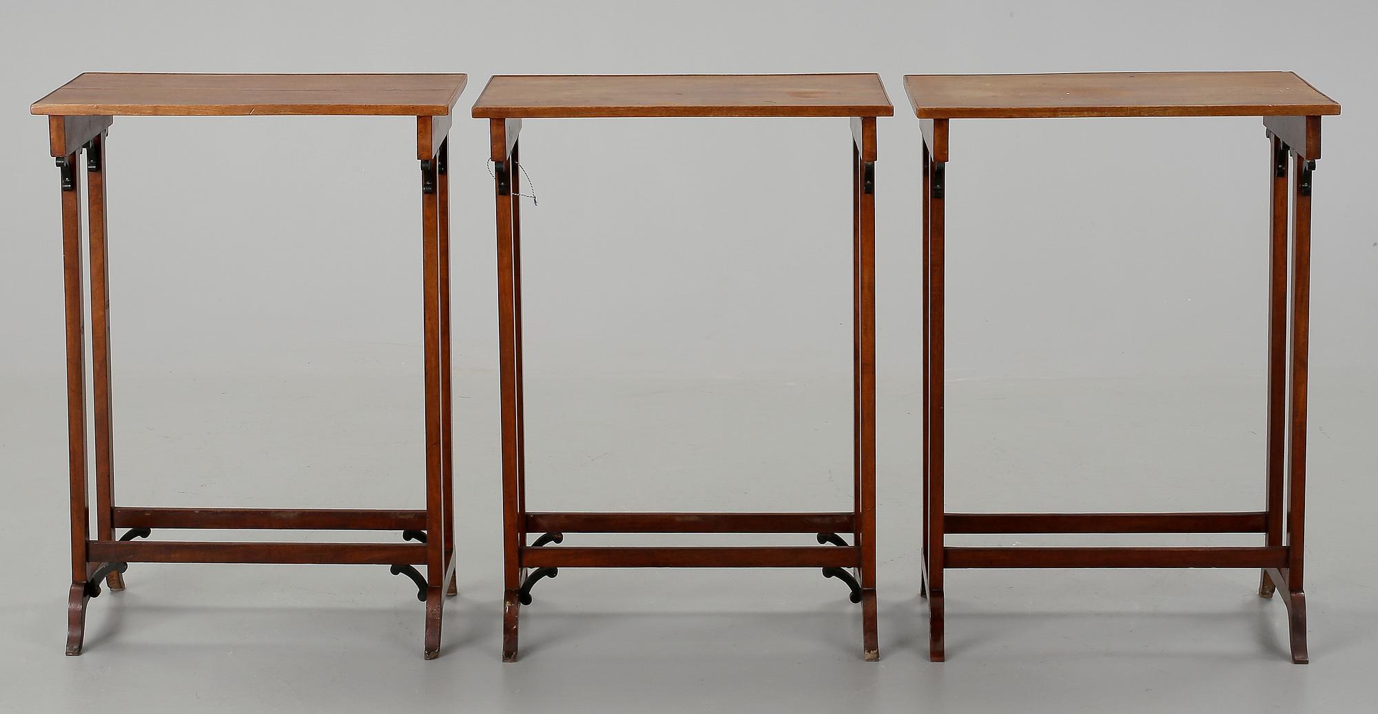 BORD, 3 st, 1800-tal.