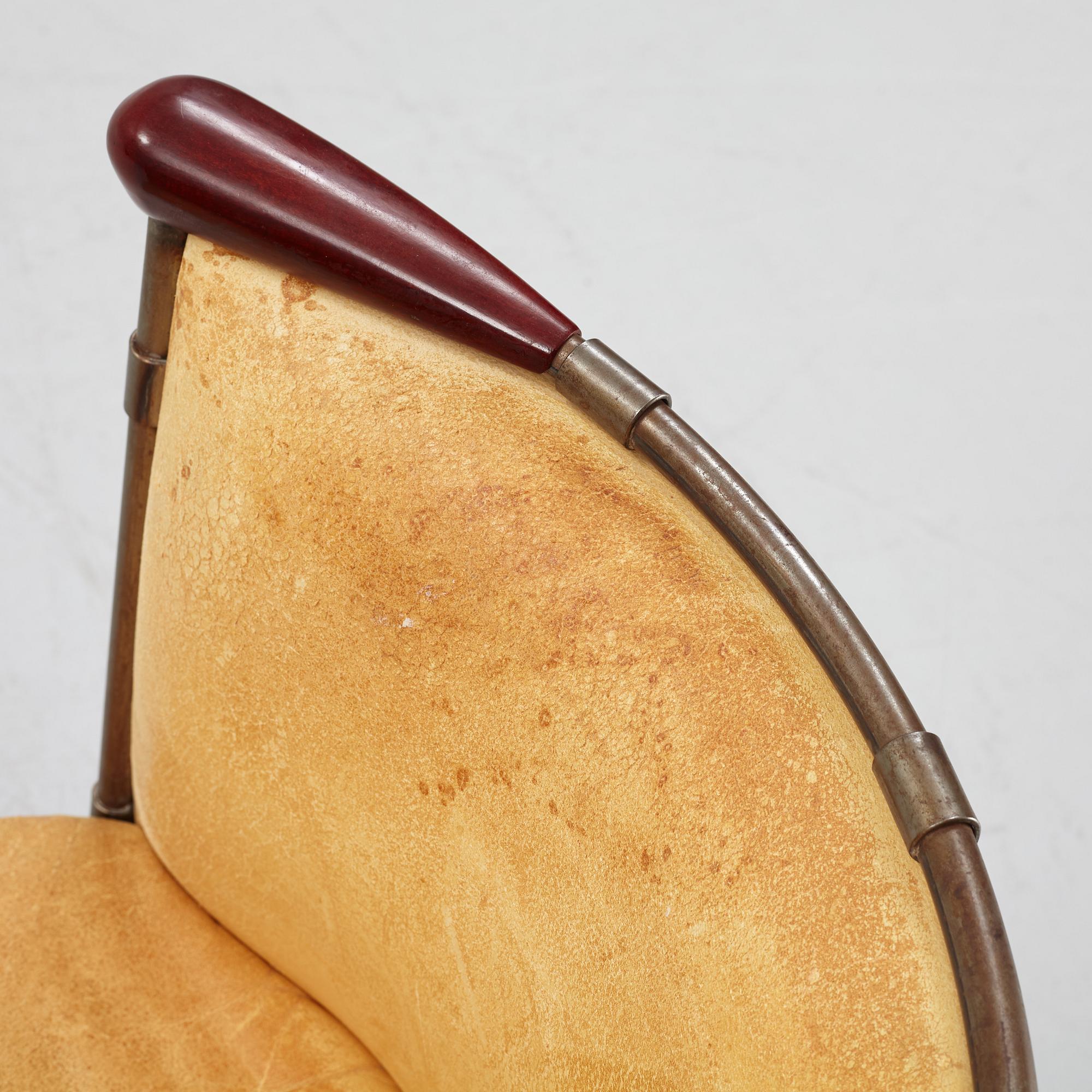 Mats Theselius, an 'Älgskinnsfåtöljen' lounge chair, Källemo, ed. 311/360, Sweden post 1991.