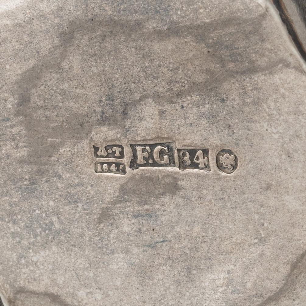 Jardinjär, silver, nyrokoko, St Petersburg 1845.